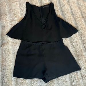 NEW Super cute black shorts romper